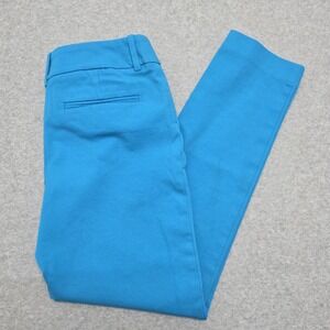Mossimo Women's Stretch Ankle Pants Capri Blue Size 2 Casual Office Attire